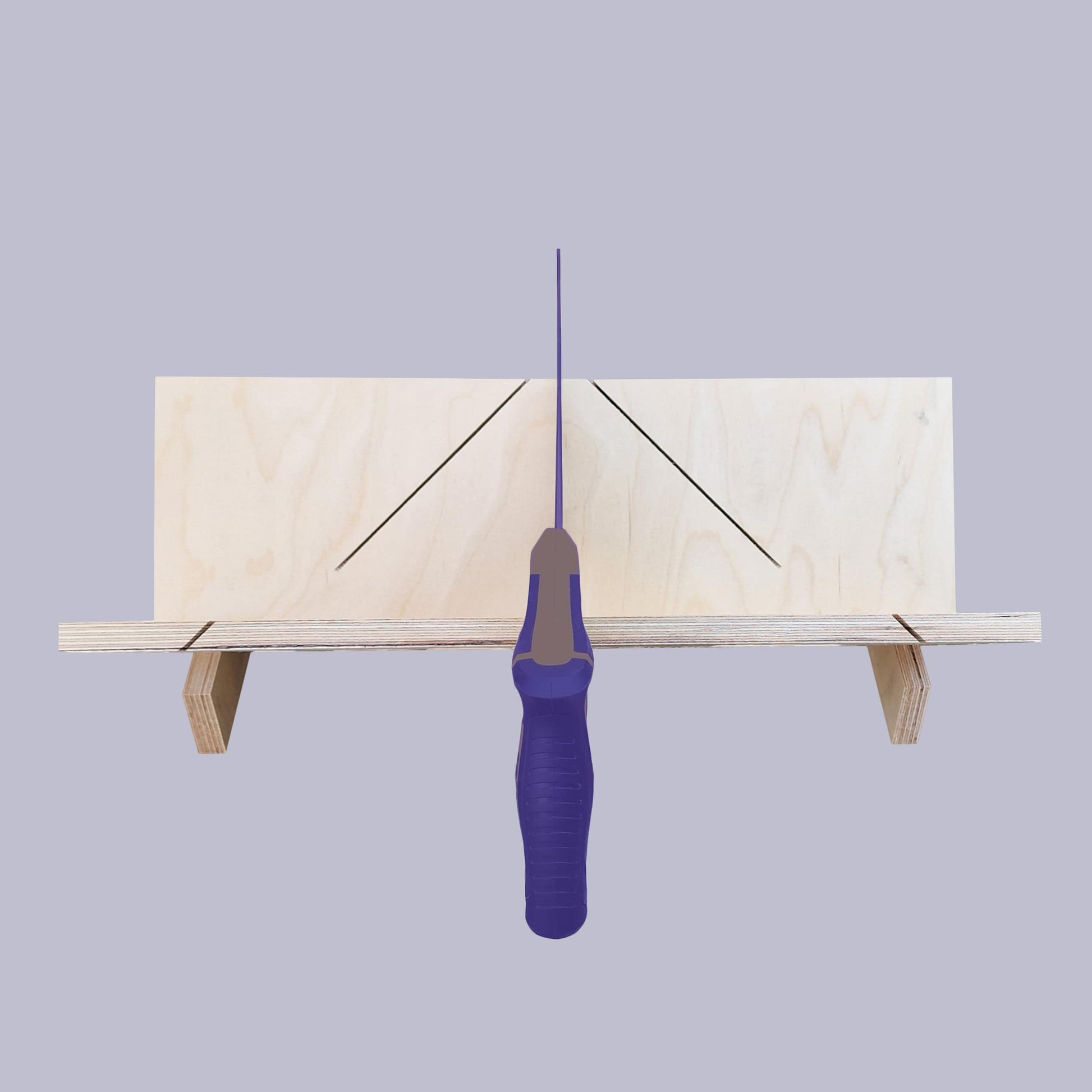 Suport pentru tăiat baghete decorative din polistiren, duropolimer, poliuretan, cornișe, ancadramente.