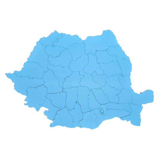 Puzzle harta României din polistiren :: GOS