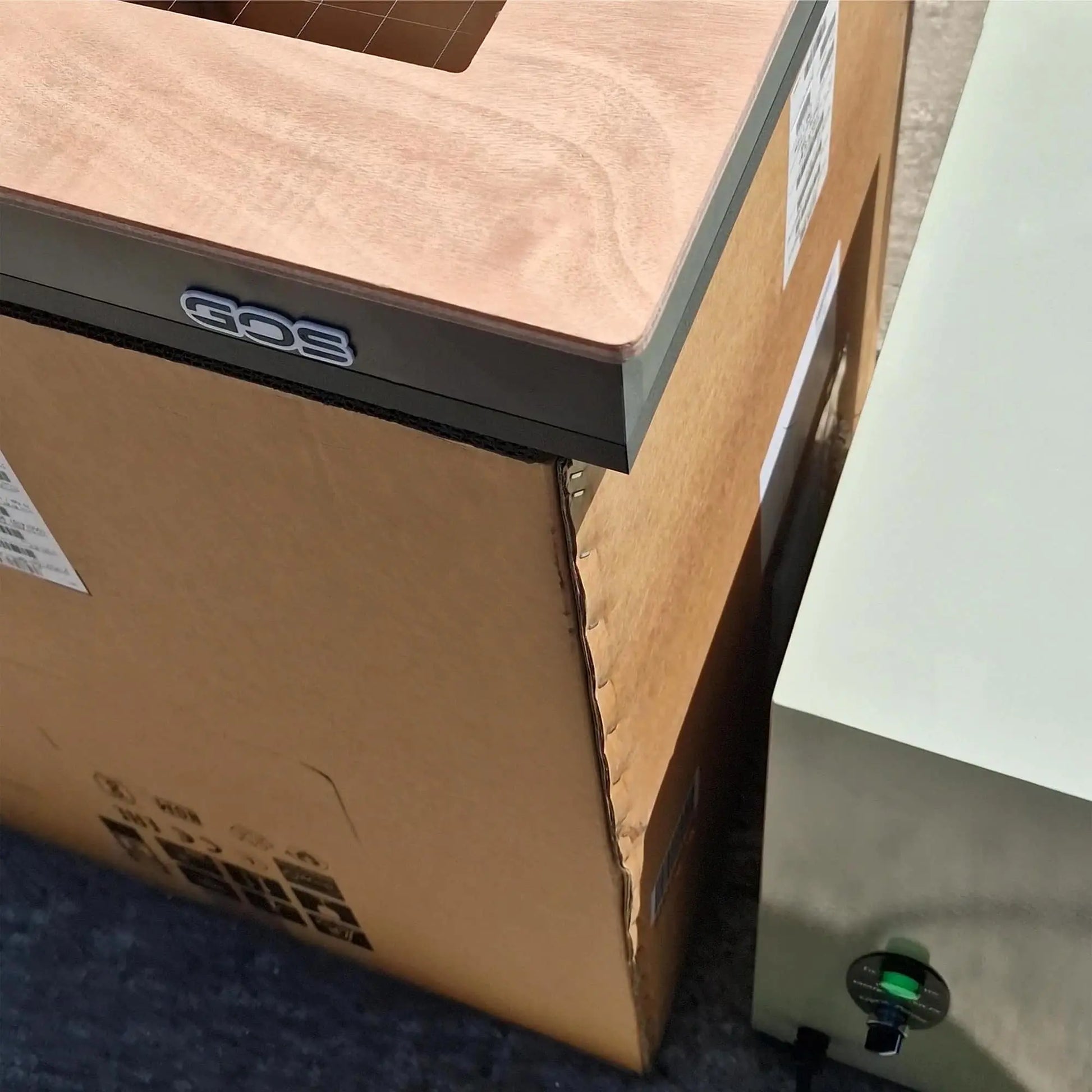 Masă pentru tocat polistiren, reciclare și producere fulgi ambalare, 51x51cm