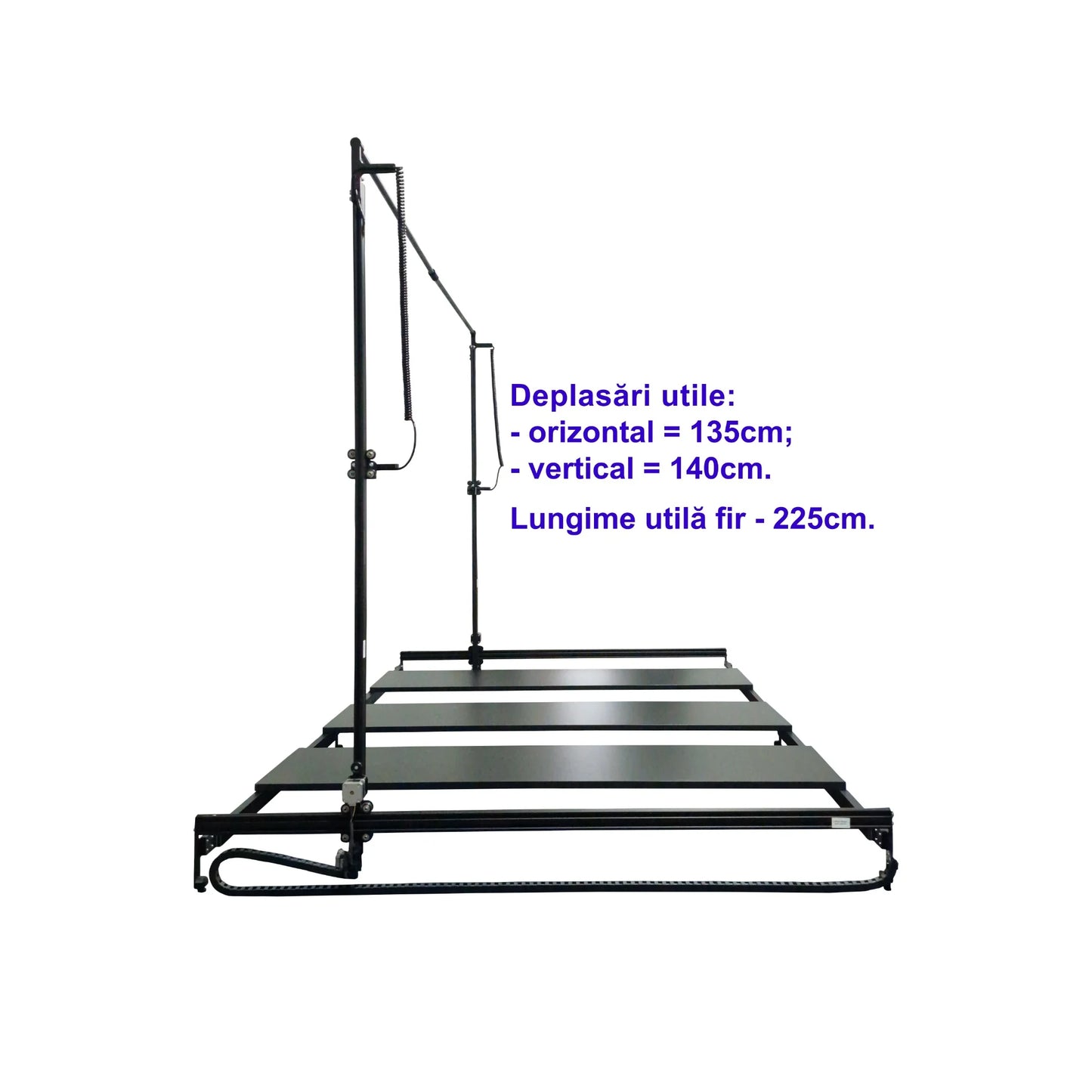 CNC2.2 aparat pentru tăiat polistiren, burete, polietilenă :: taiatpolistiren.ro