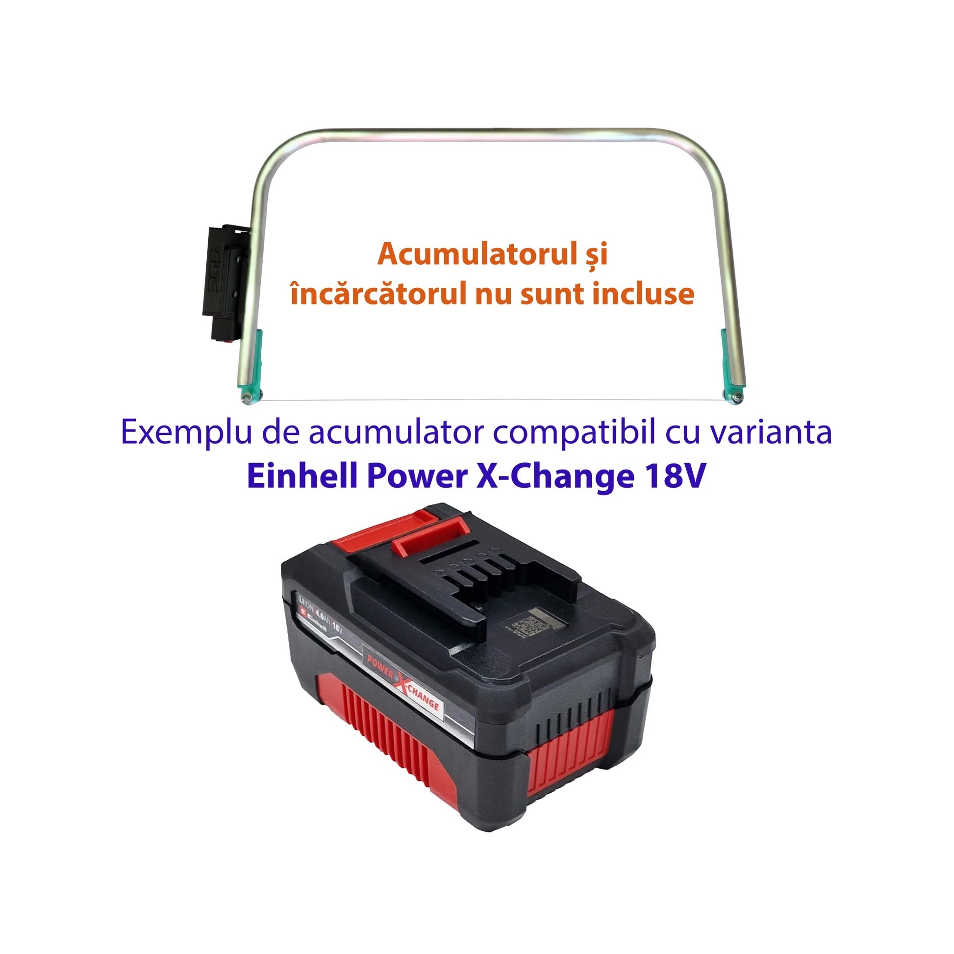 Aparat de tăiat polistiren compatibil cu acumulatori Einhell Power X-Change 18V