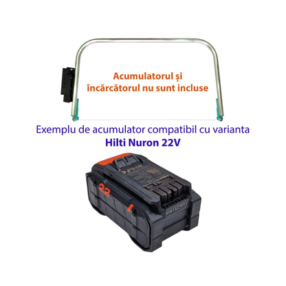Aparat de tăiat polistiren compatibil cu acumulatori Hilti Nuron 22V