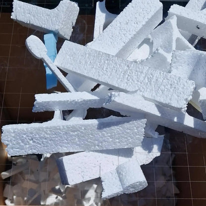 Masă pentru reciclare și producere fulgi polistiren pentru ambalare, 51x51cm