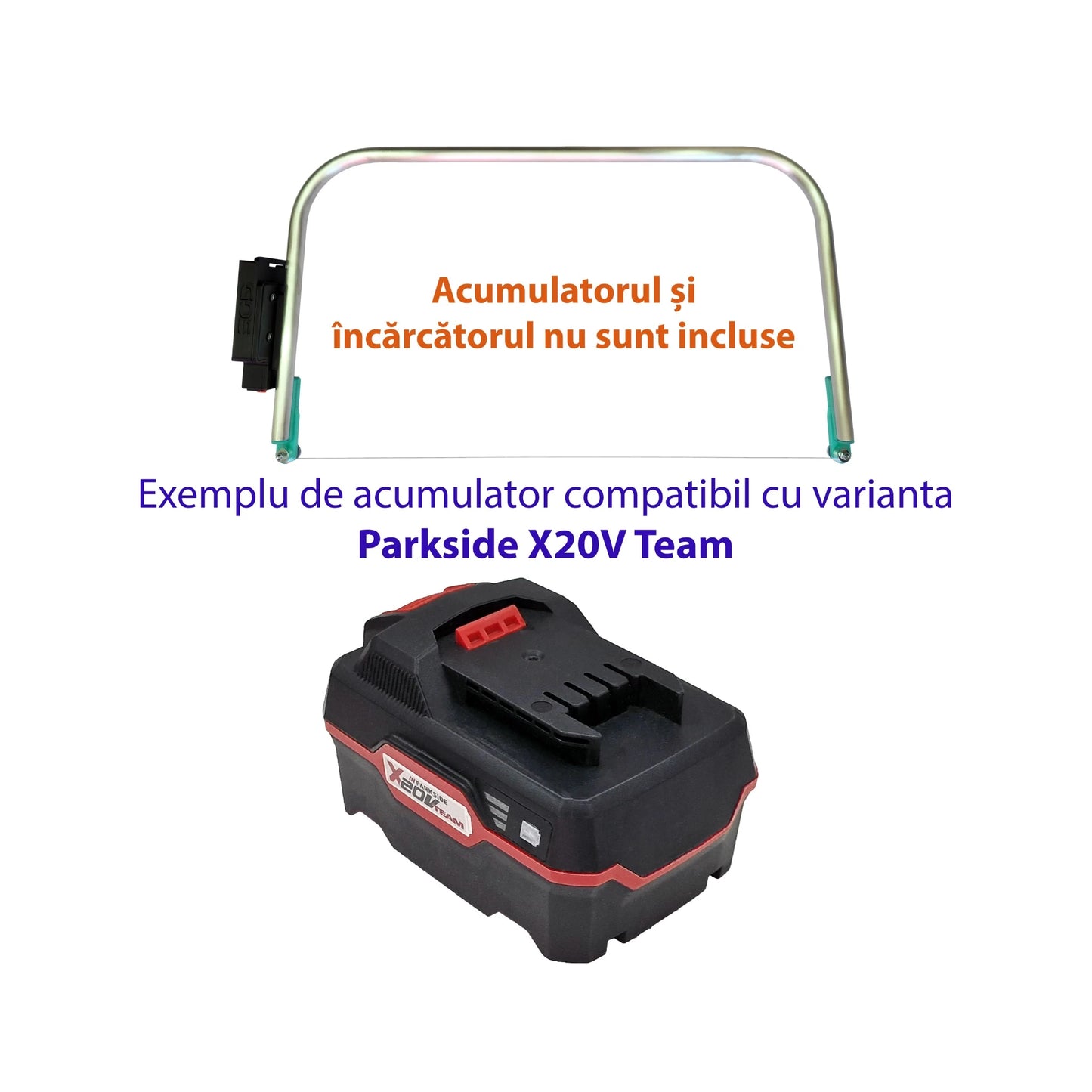 Aparat de tăiat polistiren compatibil cu acumulatori PARKSIDE X20V Team