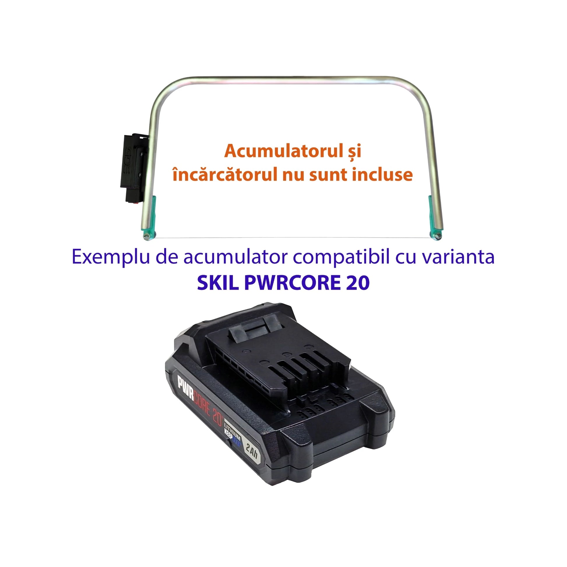 Aparat de tăiat polistiren compatibil cu acumulatori SKIL PWRCORE 20